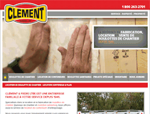 Tablet Screenshot of clementetfrere.com